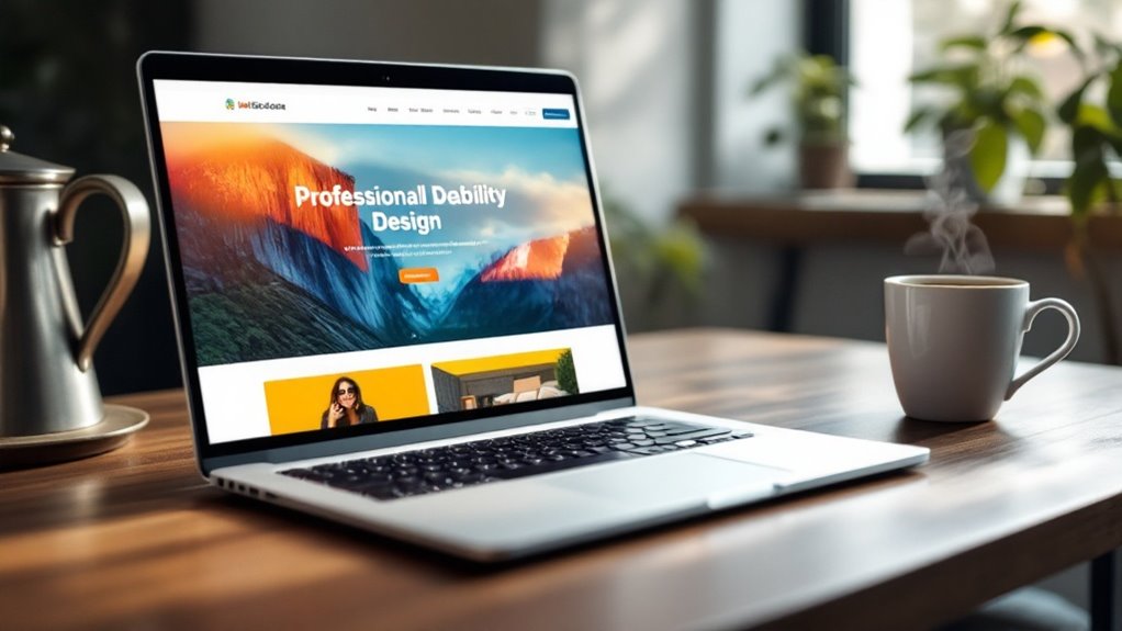 professional free website design