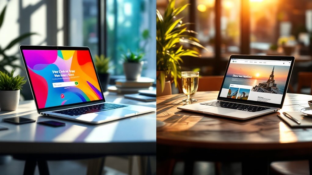 website choice impacts business
