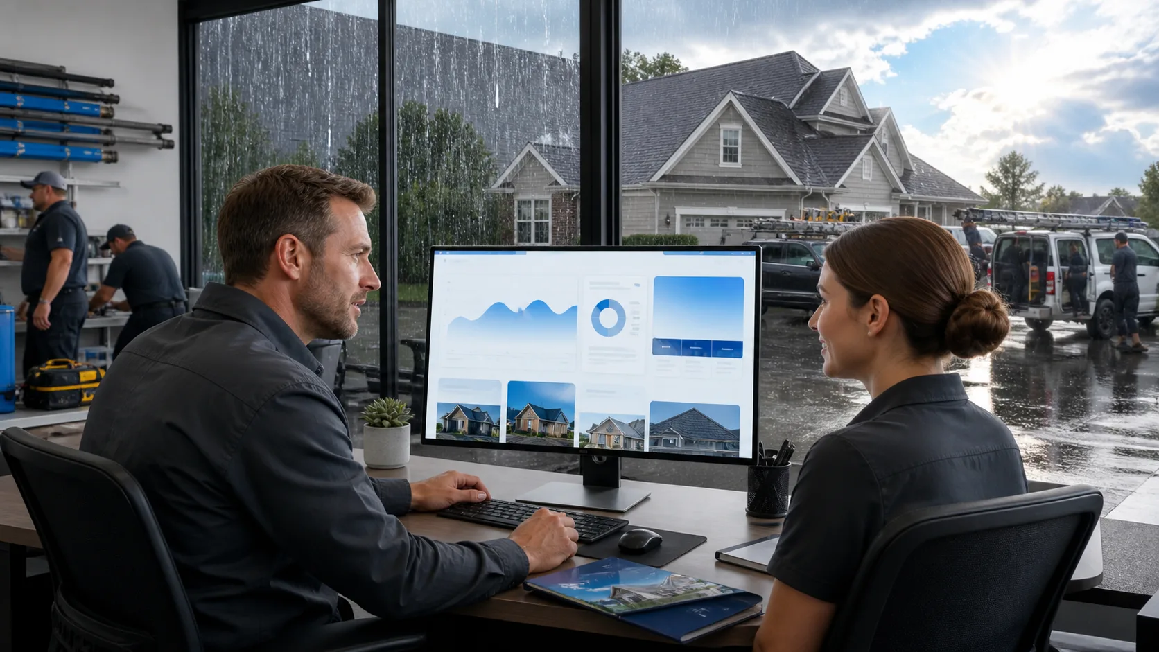 Inside WordPress Hosting for Roofing Companies During Storm Season