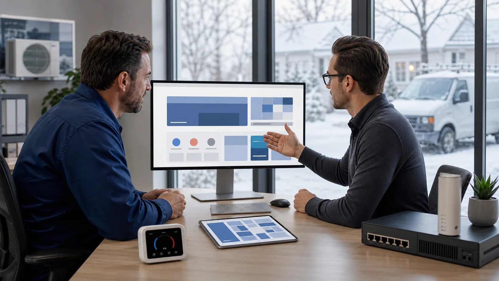 What to Expect From HVAC Website Hosting Before Winter Demand
